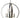 Framburg Constell 12 - Light Polished Nickel with Matte Black Foyer Chandelier 4658 PN/MBLACK