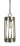 Framburg Pantheon 1 - Light Satin Pewter with Polished Nickel Pendant Light 4661 SP/PN