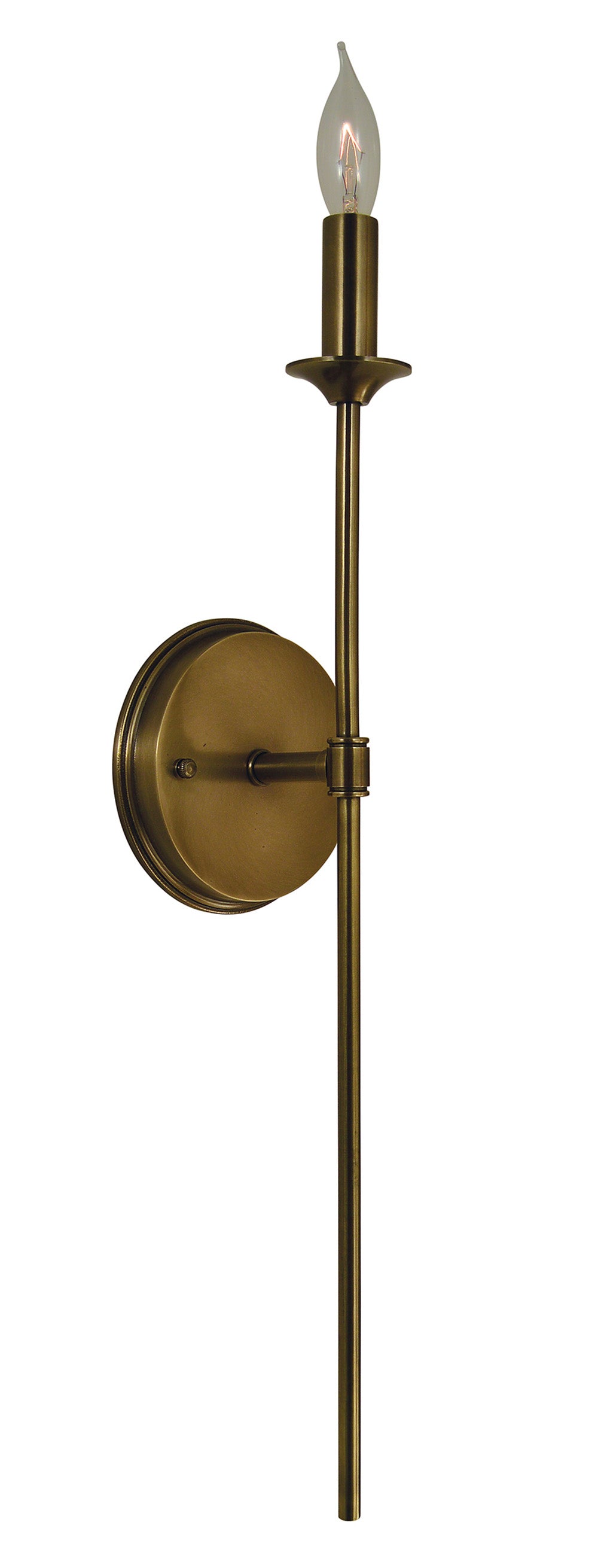 Framburg Chandler 1 - Light Antique Brass Wall Sconce 4691 AB