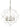 Framburg Etoile 8 - Light Satin Pewter with Polished Nickel Foyer Chandelier 4708 SP/PN