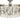 Framburg Adele 5 - Light Satin Pewter with Polished Nickel Flush Mount 4713 SP/PN