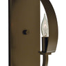 Framburg Luna 1 - Light Mahogany Bronze Wall Sconce 4721 MB