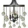 Framburg Falling Stars 4 - Light Mahogany Bronze Flush Mount 4762 MB