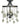 Framburg Falling Stars 4 - Light Mahogany Bronze Flush Mount 4762 MB