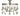 Framburg Falling Stars 5 - Light Satin Pewter with Polished Nickel Flush Mount 4768 SP/PN