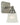 Framburg Mercer 1 - Light Satin Pewter with Polished Nickel Wall Sconce 4771 SP/PN