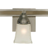 Framburg Mercer 3 - Light Satin Pewter with Polished Nickel Wall Sconce 4773 SP/PN