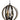 Framburg Venus 6 - Light Mahogany Bronze Foyer Chandelier 4779 MB/HB