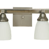 Framburg Mercer 4 - Light Satin Pewter with Polished Nickel Wall Sconce 4784 SP/PN