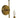 Framburg Nicole 2 - Light Antique Brass with Matte Black Wall Sconce 4792 AB/MBLACK