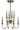 Framburg Nicole 8 - Light Satin Pewter with Polished Nickel Mini Chandelier 4794 SP/PN