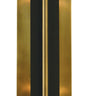 Framburg Louvre 2 - Light Antique Brass with Matte Black Wall Sconce 4802 AB/MBLACK