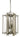 Framburg Louvre 4 - Light Satin Pewter with Polished Nickel Mini Chandelier 4804 SP/PN
