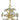 Framburg Apogee 4 - Light Polished Brass Mini Chandelier 4814 PB