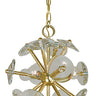 Framburg Apogee 4 - Light Polished Brass Mini Chandelier 4814 PB