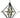Framburg Axis 16 - Light Antique Brass with Matte Black Foyer Chandelier 4820 AB/MBLACK