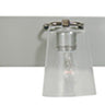 Framburg Mercer 5 - Light Satin Pewter with Polished Nickel Wall Sconce 4855 SP/PN/CS