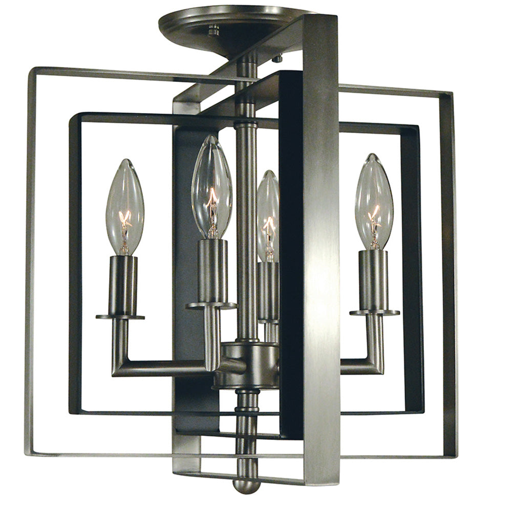 Framburg 4-Light Symmetry Flush Mount Semi Flush Mount
