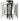 Framburg Symmetry 4 - Light Brushed Nickel with Matte Black Accents Flush Mount 4861 BN/MBLACK