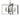 Framburg Symmetry 6 - Light Brushed Nickel with Matte Black Accents Chandelier 4866 BN/MBLACK