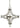 Framburg Regent 6 - Light Satin Pewter with Polished Nickel Accents Chandelier 4920 SP/PN