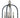 Framburg Boulevard 4 - Light Polished Nickel with Matte Black Accents Chandelier 4934 PN/MBLACK