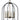 Framburg Boulevard 6 - Light Antique Brass with Matte Black Accents Chandelier 4936 AB/MBLACK
