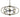 Framburg Orbit 6 - Light Antique Brass with Matte Black Accents Chandelier 4948 AB/MBLACK
