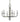 Framburg Glamour 6 - Light Polished Nickel Chandelier 4966 PN