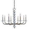 Framburg Glamour 8 - Light Polished Nickel Chandelier 4968 PN