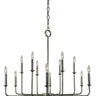 Framburg Boulevard 12 - Light Polished Nickel Chandelier 4982 PN