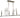 Framburg Boulevard 10 - Light Polished Nickel Island Chandelier 4983 PN