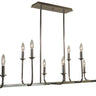 Framburg Boulevard 10 - Light Polished Nickel Island Chandelier 4983 PN
