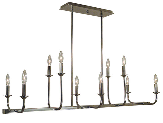 Framburg 10-Light Boulevard Island Chandelier