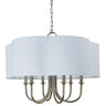 Framburg Desire 6 - Light Polished Nickel Chandelier 4990 PN