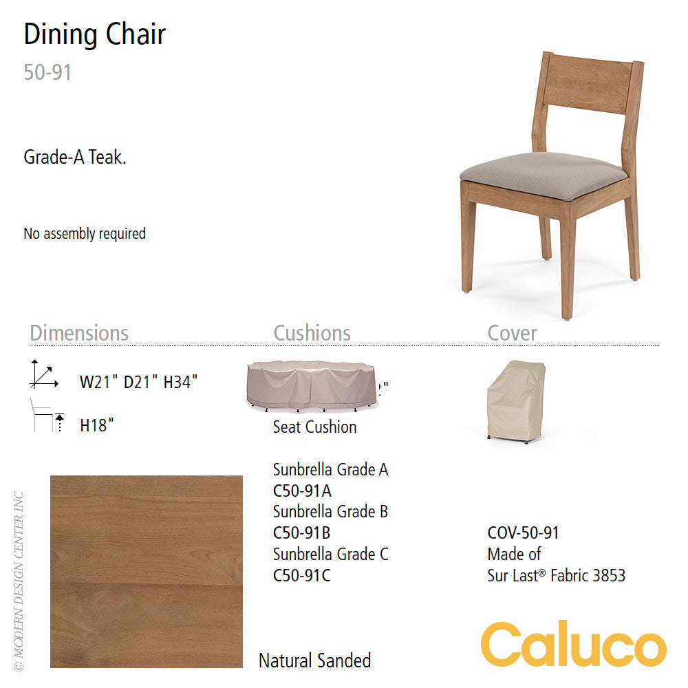 Sixty Dining Chair by Caluco - set of 2 | Caluco | LoftModern