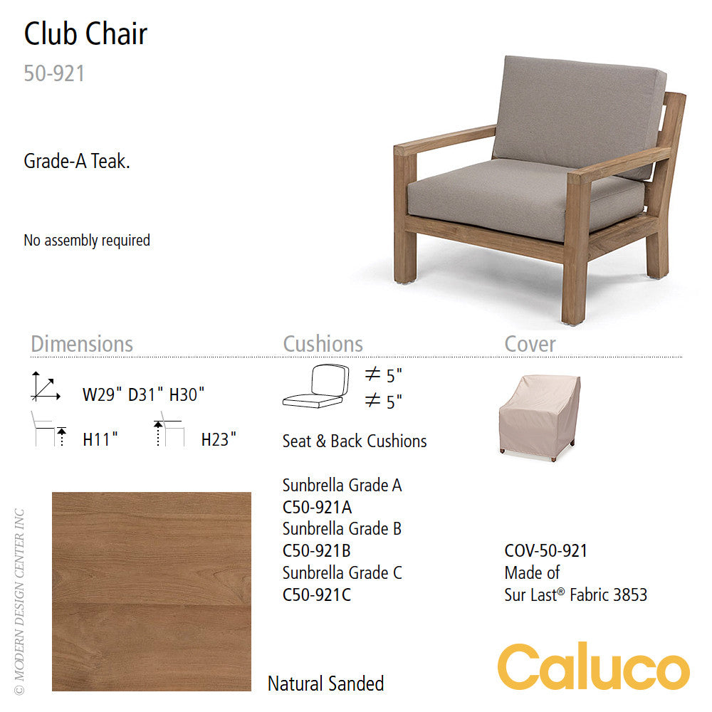 Sixty Club Chair by Caluco | Caluco | LoftModern