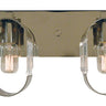 Framburg Josephine 2 - Light Polished Nickel with Brushed Nickel Accents Wall Sconce 5012 PN/BN