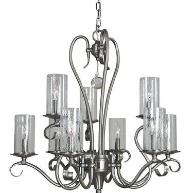 Framburg Ilsa 9 - Light Brushed Nickel Chandelier 5029 BN