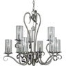 Framburg Ilsa 9 - Light Brushed Nickel Chandelier 5029 BN