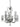 Framburg Ilsa 9 - Light Brushed Nickel Chandelier 5029 BN