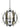 Framburg Monique 6 - Light Mahogany Bronze with Antique Brass Accents Chandelier 5055 MB/AB