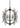Framburg Monique 8 - Light Mahogany Bronze with Antique Brass Accents Chandelier 5058 MB/AB