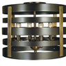 Framburg Pastoral 4 - Light Mahogany Bronze with Antique Brass Accents Flush Mount 5090 MB/AB