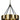 Framburg Lasalle 8 - Light Antique Brass with Matte Black Accents Dining Chandelier 5298 AB/MBLACK