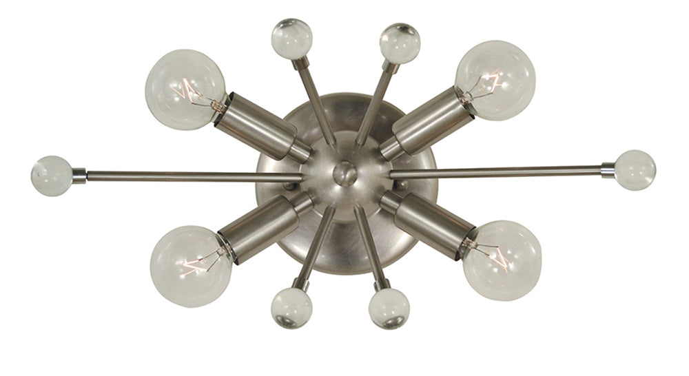 Framburg 4-Light Brushed Nickel Supernova Sconce