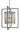 Framburg Hannah 10 - Light Brushed Brass with Matte Black Foyer Chandelier 5338 BR/MBLACK