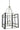Framburg Metro Artisan 9 - Light Satin Pewter/Matte Black Foyer Chandelier 5349 SP/MBLACK