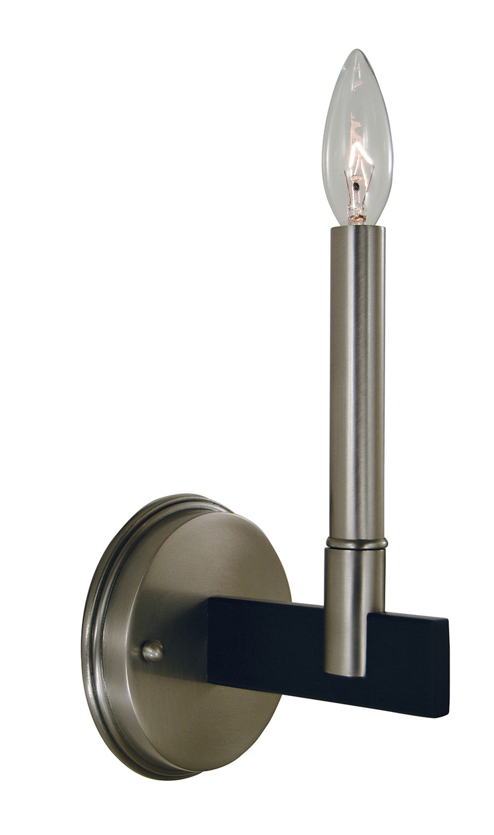 Framburg Brushed Nickel Matte Black Jessica Sconce