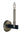 Framburg Jessica 1 - Light Brushed Nickel/Matte Black Wall Sconce 5351 BN/MBLACK